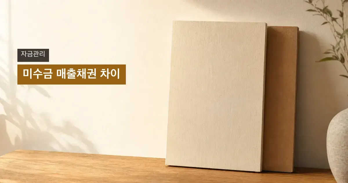오른쪽의 질감이 다른 두 폴더, 왼쪽 제목 영역